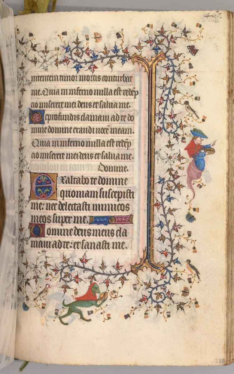 Hours of Charles the Noble, King of Navarre (1361-1425): fol. 228r, Text by Master of the Brussels Initials and Associates, book, 1400-1410