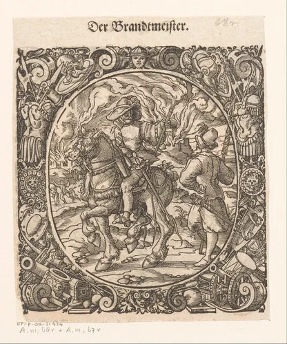 Brandmeester by Jost Amman, print, 1573