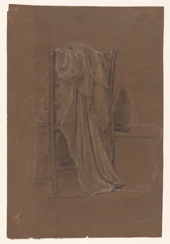 Drapery study for "A Venus" by Albert Joseph Moore, drawing, 1863-1873
