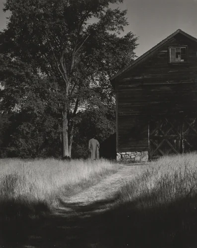 Barn, Lake George by Alfred Stieglitz, photograph, 1936