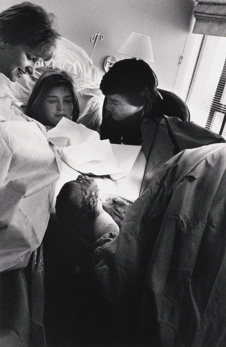 Rhea, Echo, Twack Jack, and the Baby by Jim Goldberg, photograph, 1991