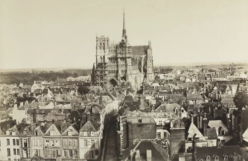 Amiens by Édouard Baldus, photograph, 1855