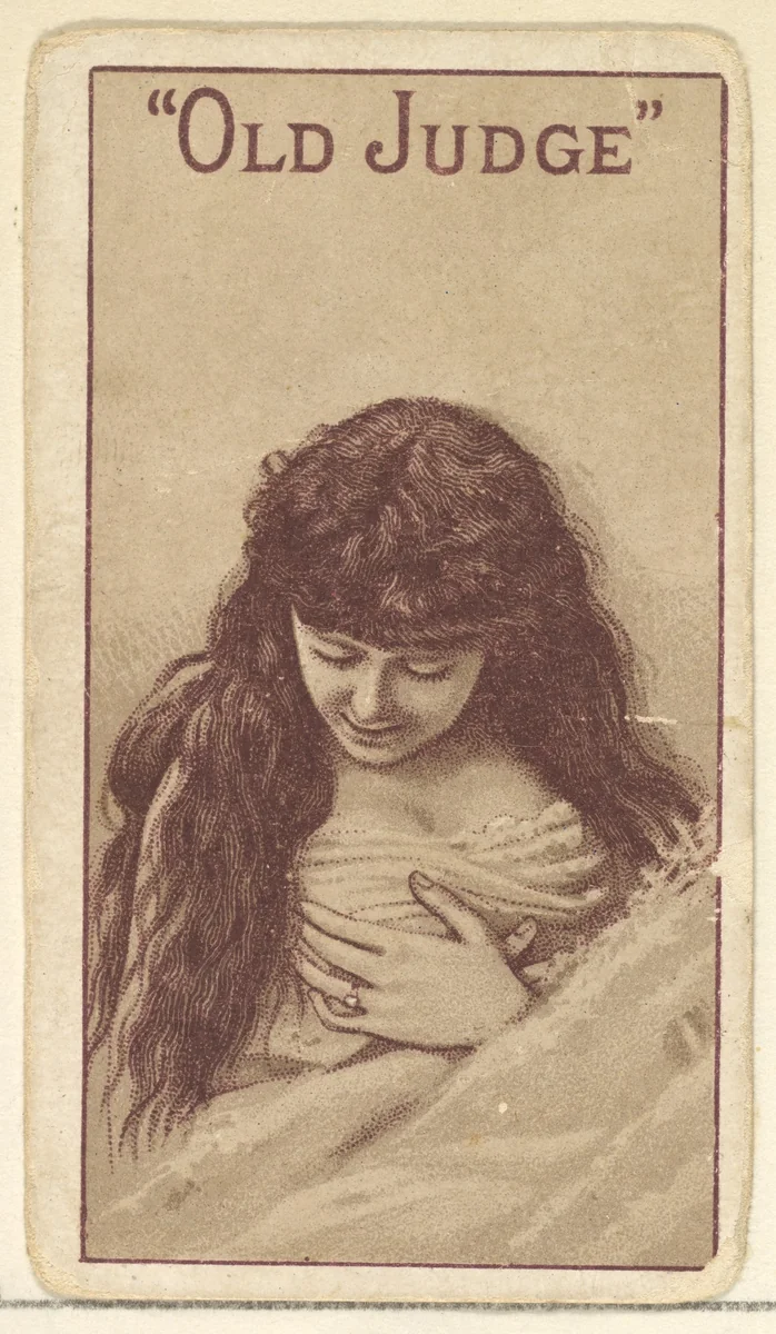 Actress from the Old Judge series (N167) for Old Judge Cigarettes by Goodwin & Company, print, 1886