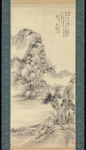 Autumn Landscape by Hidaka Tetsuo, painting, 1862