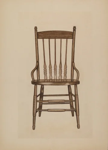Chair by Lee Brown, index of american design, 1939