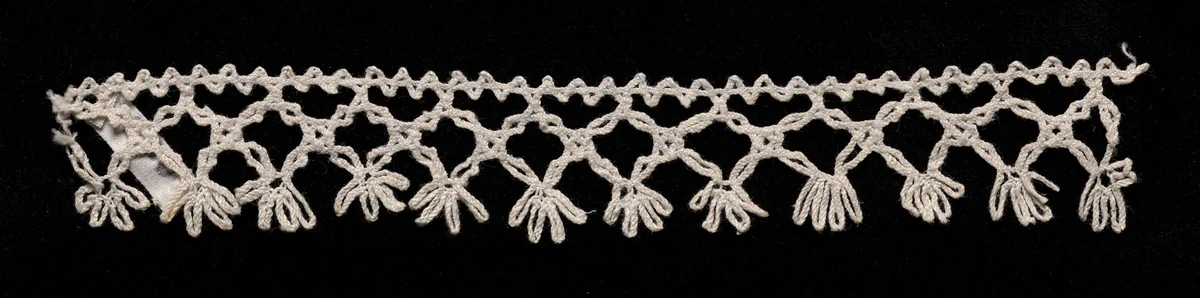Bobbin Lace Edging of Points by Unknown, textile, 1540-1560