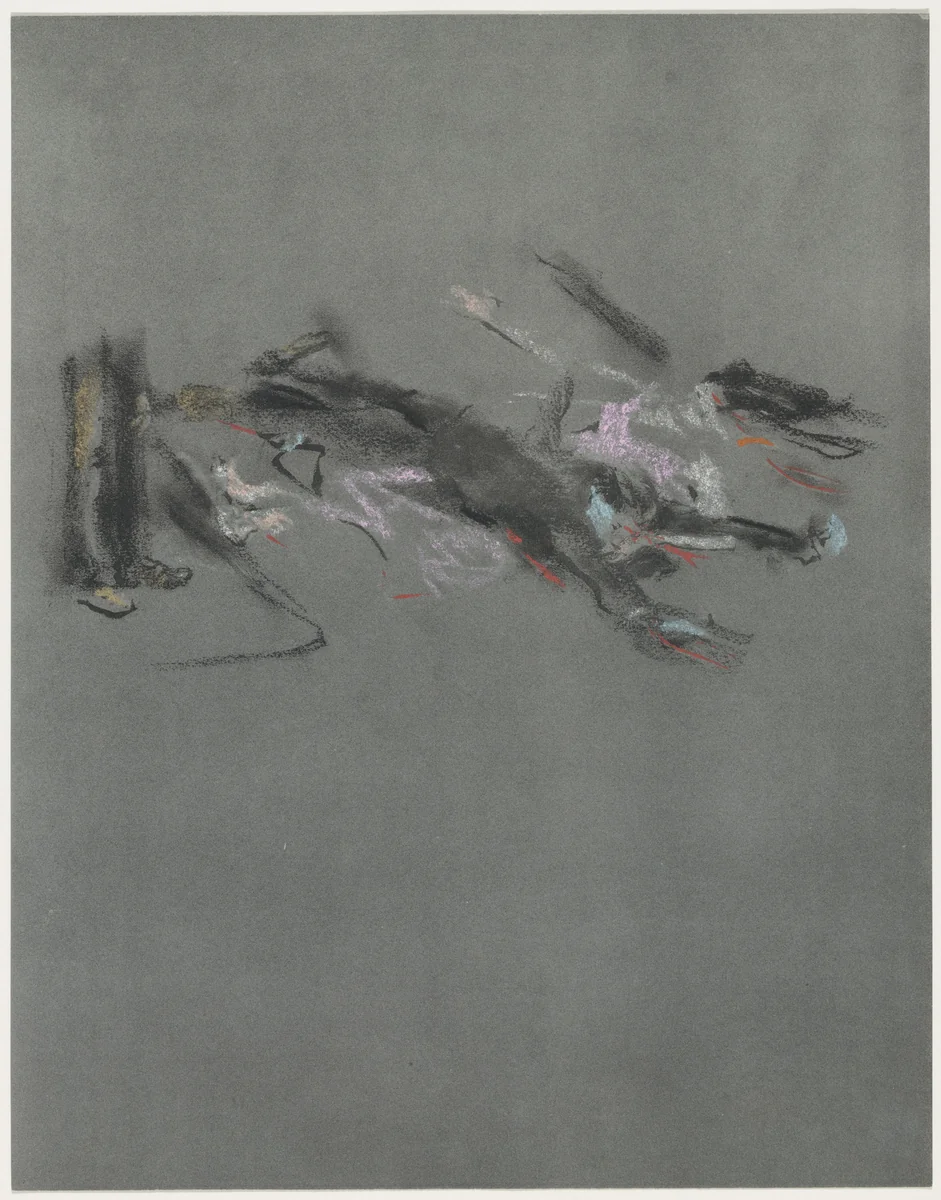 Duplicate of plate (page 235) from Mille Regrets (A Thousand Regrets) by Christian Bérard, illustrated book, 1947