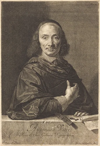 Antoine Vitre by Jean Morin; Philippe de Champaigne, print, 1600-1650