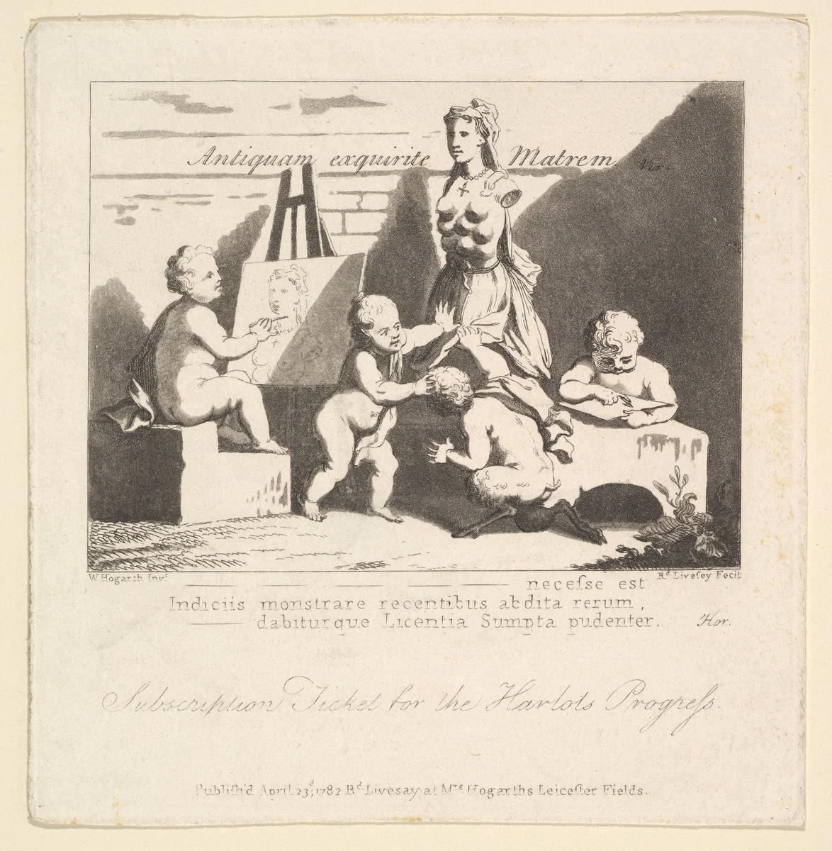 Boys Peeping at Nature by Richard Livesay, print, 1782