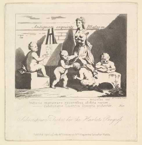 Boys Peeping at Nature by Richard Livesay, print, 1782