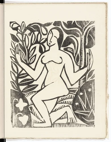Plate (folio 29) from L'Enchanteur pourrissant by André Derain, illustrated book, 1909