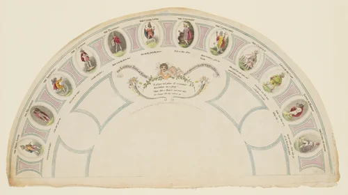 The Ladies Bill of Fare, or, a Copious Collection of Beaux by George Wilson, print, 1795