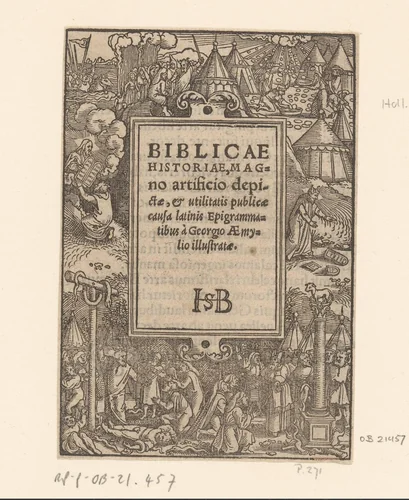Verschillende scènes uit het boek Exodus by anonymous, print, 1530-1533