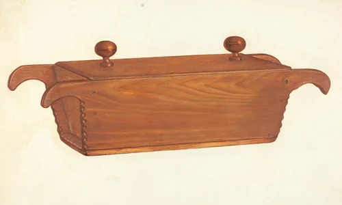 Dough Trough by Charles Charon, index of american design, 1953