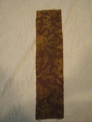 Fragment by China, textile, 1725-1775