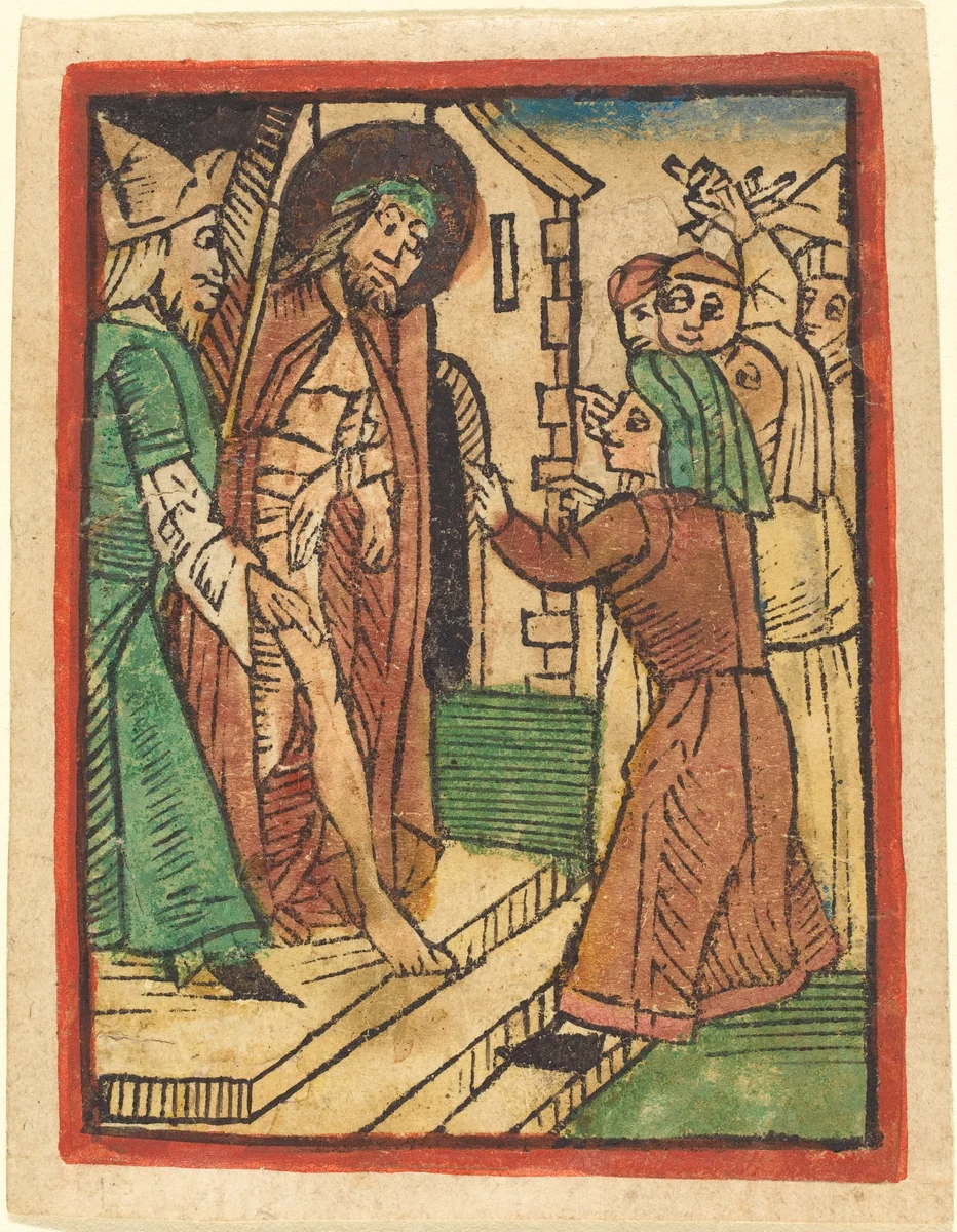 Ecce Homo by German 15th Century, print, 1480-1490