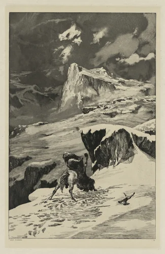 Intermezzo: Battling Centaurs (Opus IV, 4) by Max Klinger, print, 1881