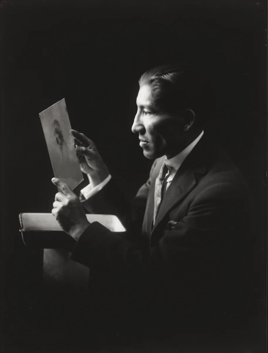 Self-Portrait, Cuzco Studio by Martín Chambi, photograph, 1928