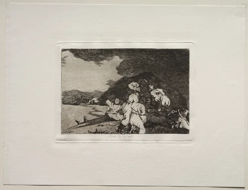The Horrors of War: It Serves You Right by Francisco de Goya, print, 1810-1820