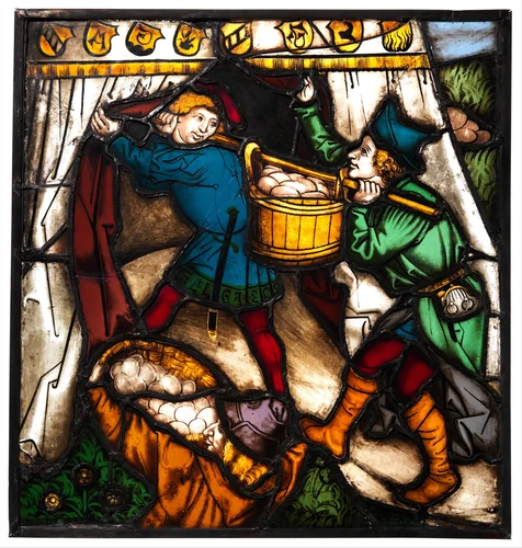 Storing up Manna by Friedrich Brunner, other, 1497-1499