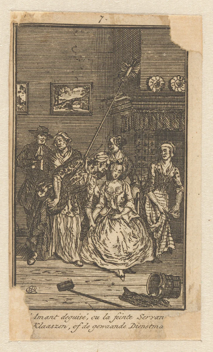 Jan Klaaszen, of de gewaande Dienstmaagd by anonymous, print, 1801-1900