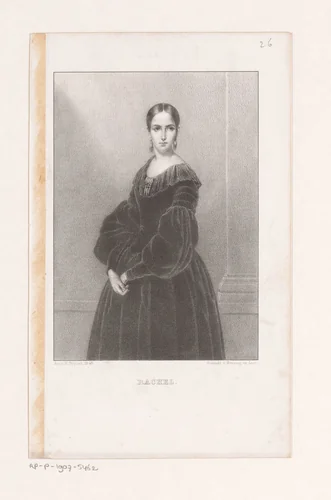 Portret van Élisabeth Rachel Félix by anonymous, print, 1846