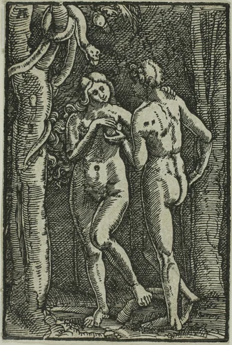 The Fall of Man, from The Fall and Redemption of Man by Albrecht Altdorfer, print, 1510-1518