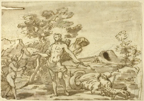 Apollo and the Pythian Monster by Pier Francesco Mola
Carlo Maratti, drawing, 1632-1666