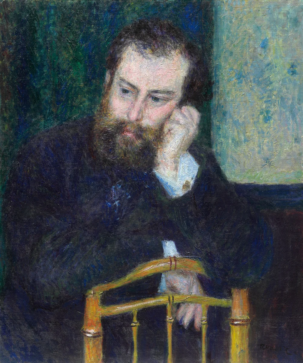 Alfred Sisley by Pierre-Auguste Renoir, painting, 1876