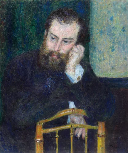 Alfred Sisley by Pierre-Auguste Renoir, painting, 1876