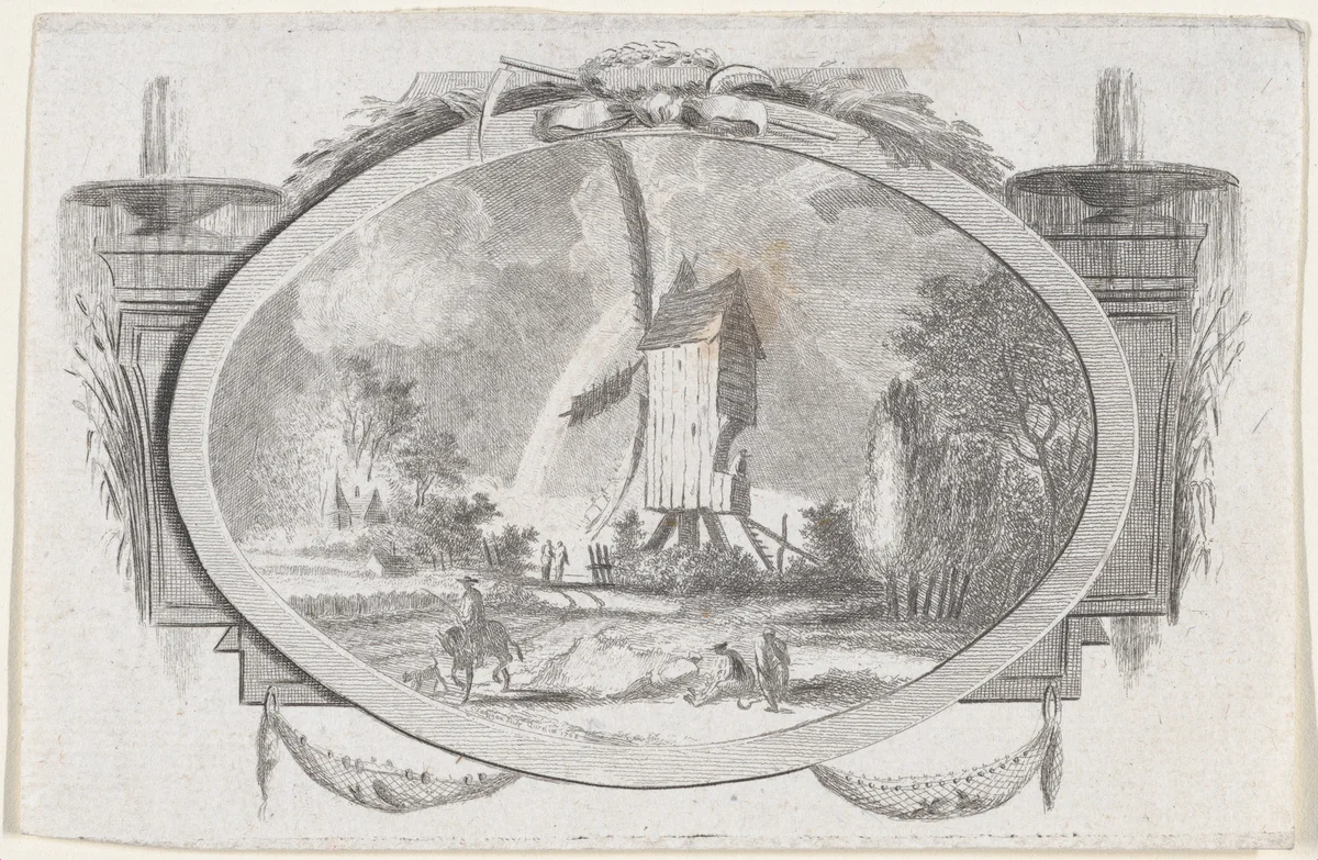 Summer(?) by Charles Michel Campion, print, 1768