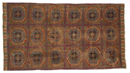 Spanish Carpet with a Turkish Pattern by Unknown, textile, 1450-1500