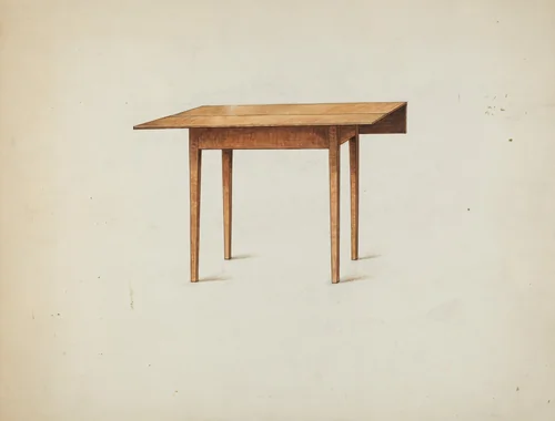 Shaker Drop-leaf Table by Ray Holden, index of american design, 1936