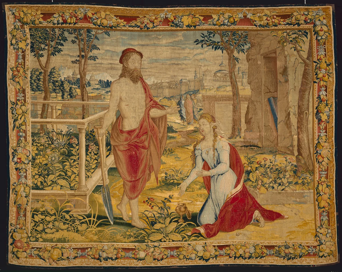 Christ Appearing to Mary Magdalene (Noli Me Tangere) by Michiel Coxcie
Giovanni Battista Lodi da Cremona
Willem de Pannemaker, textile, 1540-1545