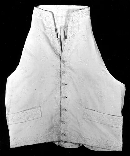 Waistcoat by France, textile, 1775-1800