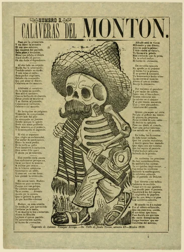 Calavera of the Masses, no. 2 by José Guadalupe Posada, print, 1905-1915