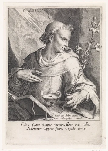 Heilige Albertus by Unknown, print, 1560-1600