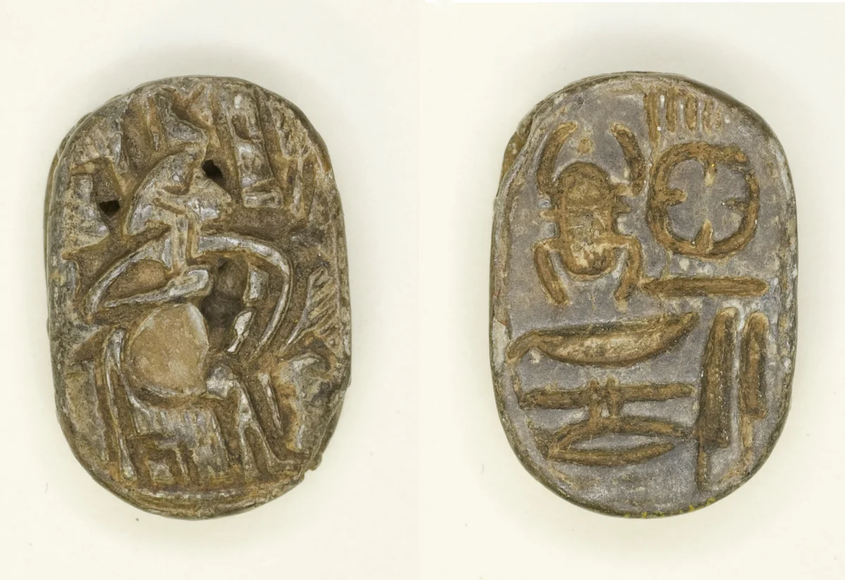 Plaque with Representation of Goddess Isis suckling Horus by Egyptian, other, -1069--656