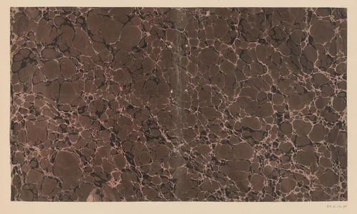 Kiezelmarmer in roze, zwart en bruin by anonymous, other, 1700-1850