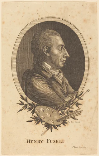 Henry Fuseli by Inigo Barlow, print, 1710-1850