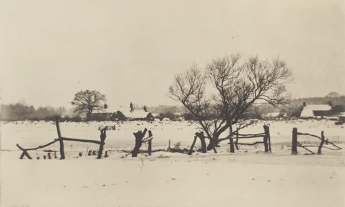 The Snowy Marshlands by Peter Henry Emerson, photograph, 1890-1891