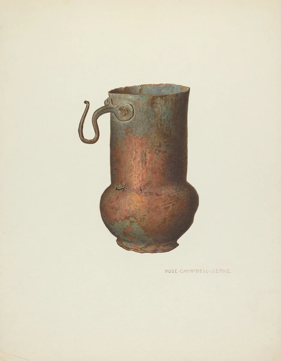 Individual Container for Indian's Daily Portion of Food by Rose Campbell-Gerke, index of american design, 1940