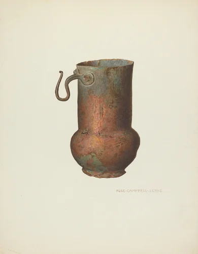 Individual Container for Indian's Daily Portion of Food by Rose Campbell-Gerke, index of american design, 1940