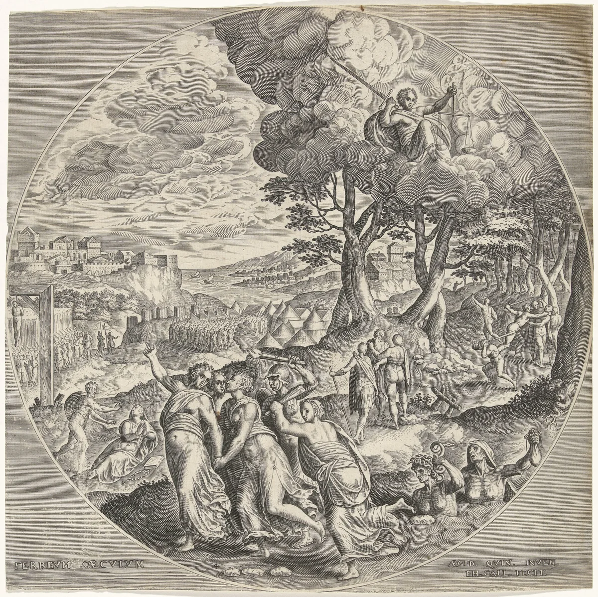 IJzeren eeuw by Unknown, print, 1573