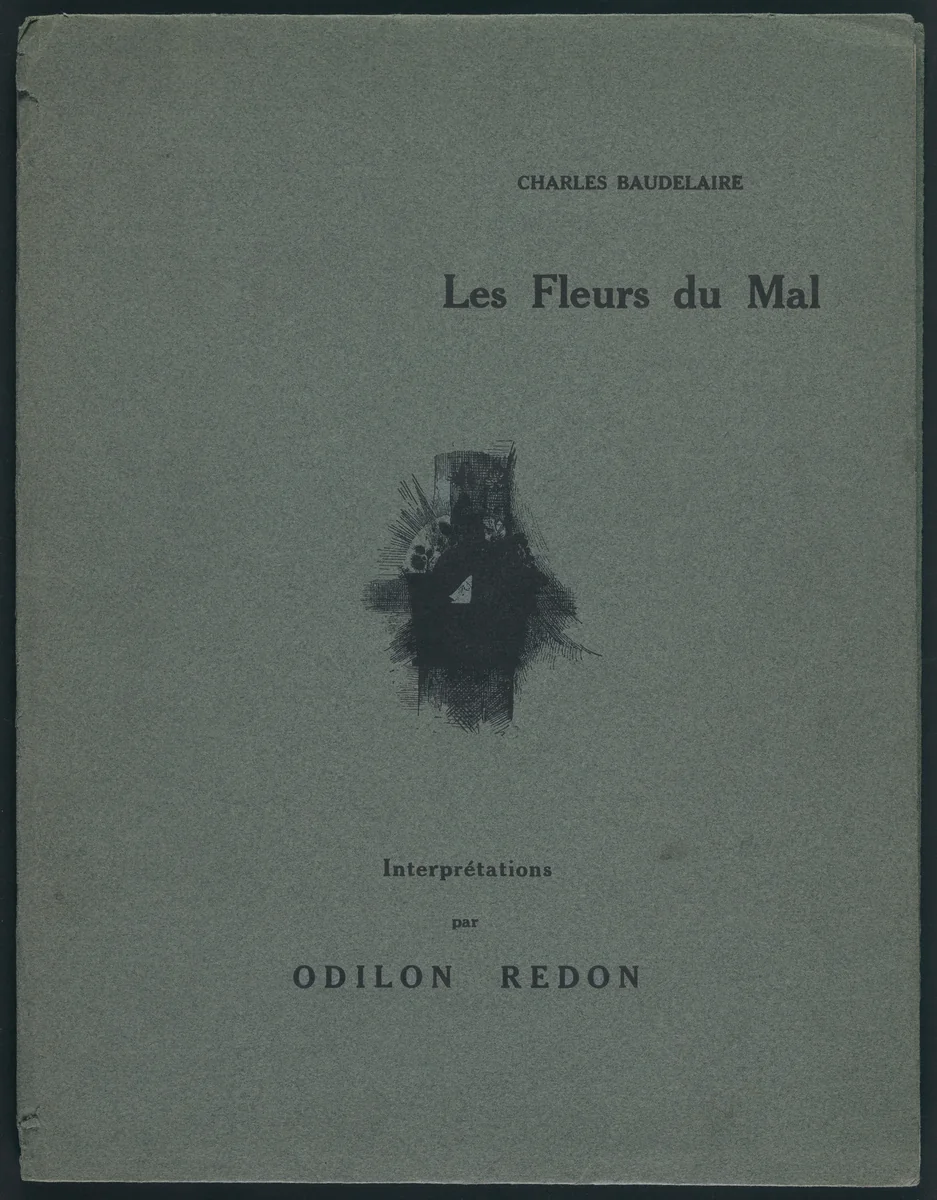 The Flowers of Evil (Les Fleurs du mal) by Odilon Redon, print, 1890