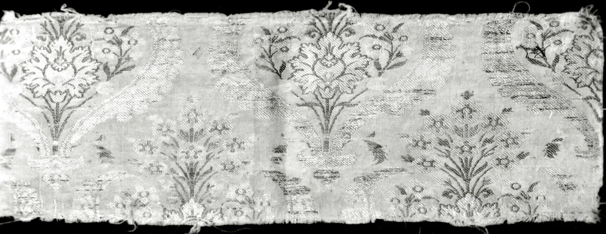 Fragment by Iran, textile, 1601-1700