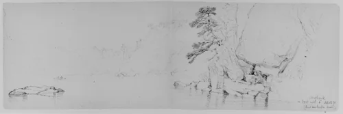 Mohonk, 1871 (from Sketchbook) by Daniel Huntington, artwork, 1870