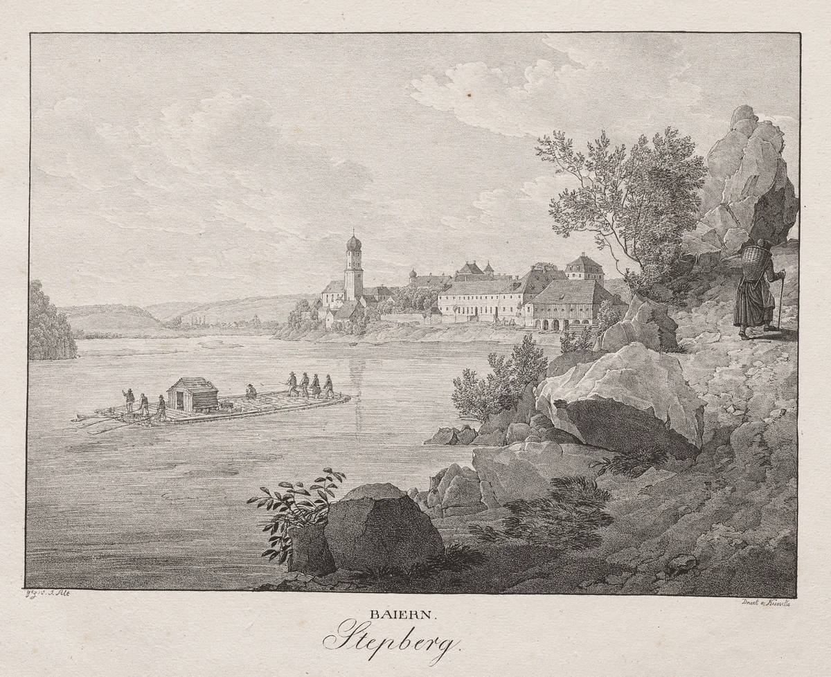 Baiern, Stepberg by Jakob Alt, print
