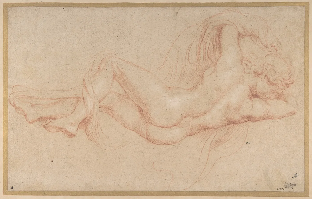 Hermaphrodite by Peter Paul Rubens, drawing, 1600-1699
