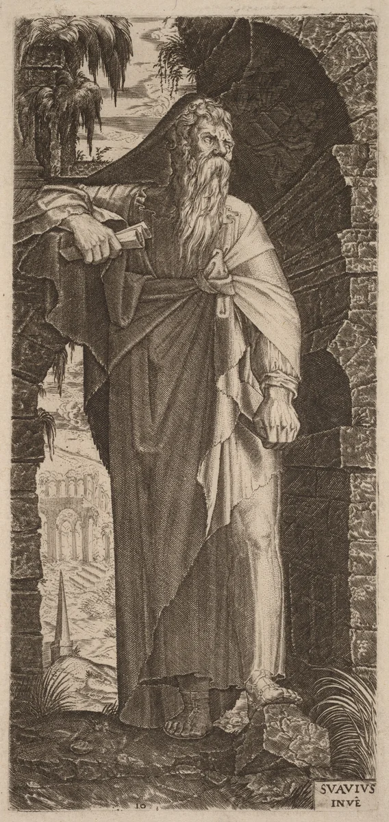 Saint Paul by Lambert Suavius, print, 1510-1567